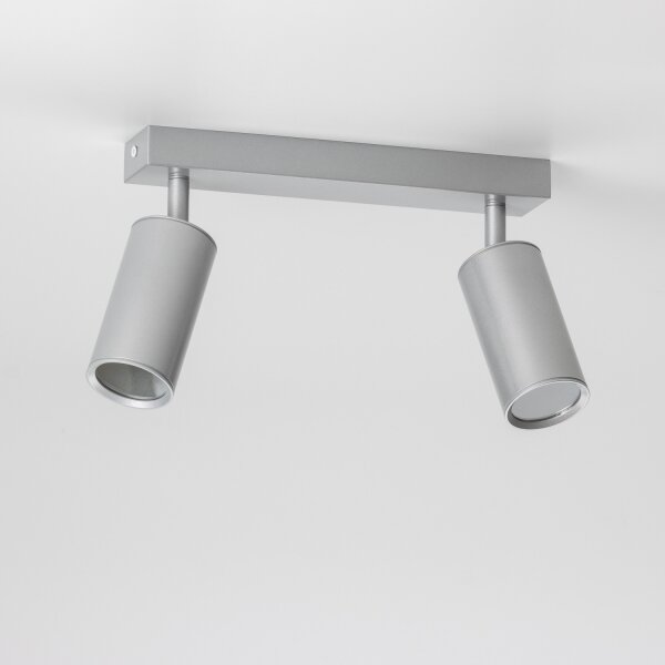 Brilagi - Koupelnové bodové svítidlo SELE 2xGU10/30W/230V IP44 stříbrná