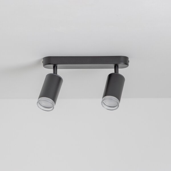 Brilagi - Koupelnové bodové svítidlo SELE 2xGU10/30W/230V IP44 černá