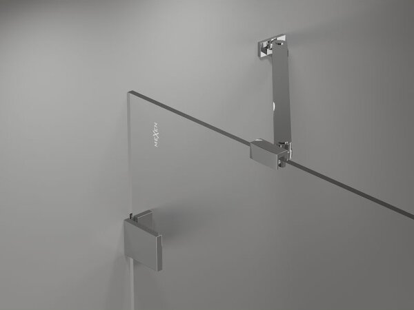 Mexen Lunar sprchové dveře otočné pravé 70 cm, transparentní, chrom - 834-070-000-01-00-P