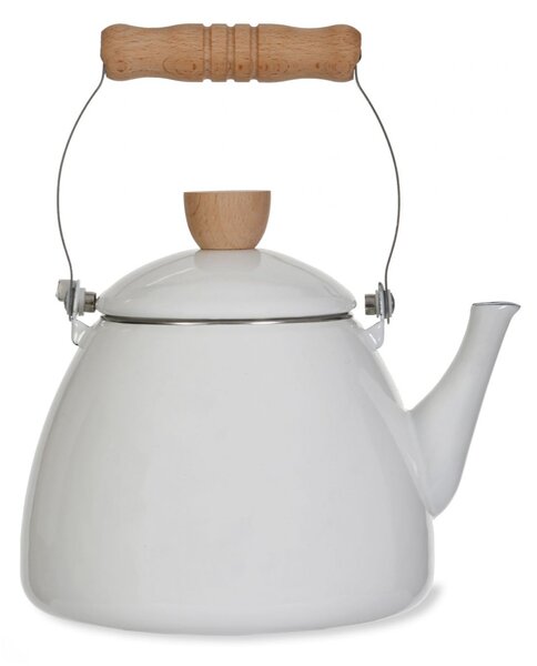Smaltovaná konvice White 2 l