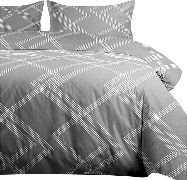 BAVLNĚNÉ POVLEČENÍ COTTONLOVE 160X200 CM, 2 KS 70X80 CM VZOROVANÉ