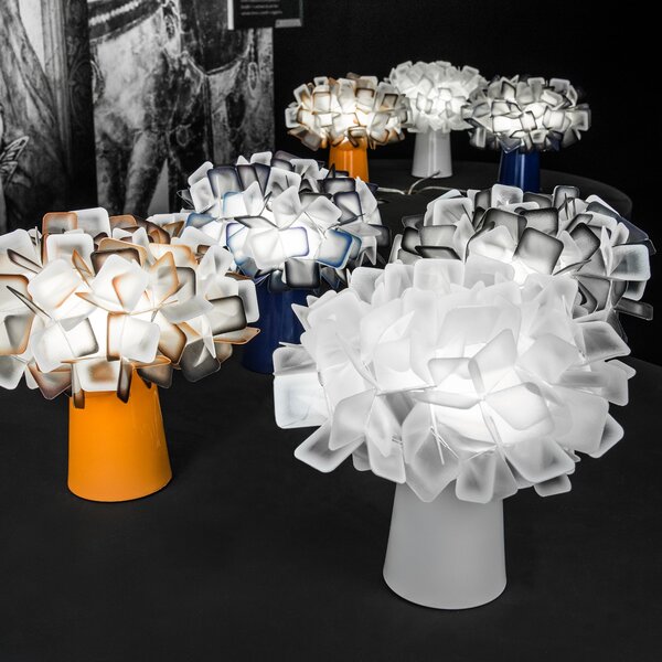 SLAMP CLITS00WHT00000000EU Clizia Opal Table, stolní designová lampička, 1x6W E14, výška 25cm