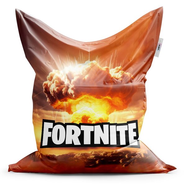 Sedací vak Classic Fortnite exploze - dětský, oranžová