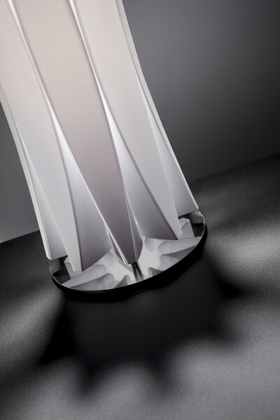SLAMP BACFXXLWHT00000000EU Bach Floor XXL, designová stojací lampa z bílého Opalflexu, 3xE27, výška 184cm