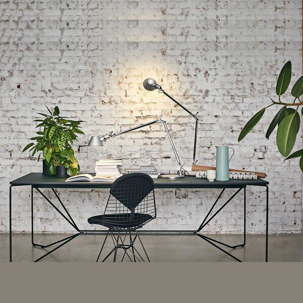 Artemide 27TOL Tolomeo Tavolo, hliníková stolní lampa s vypínačem, 1x10W LED E27, 78+64cm