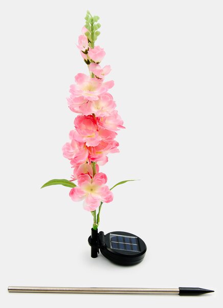 Sinsay - Solární zahradní lampa ve tvaru květin - pastelová růžová