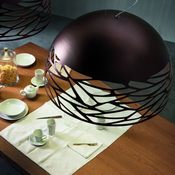 Lodes 14128 1000 Kelly Large Dome 80, závěsné svítidlo 4x23W E27, bílá, prům. 80cm
