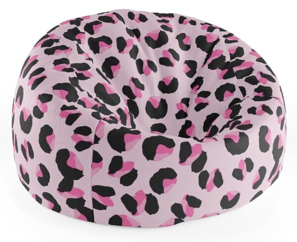 Sedací vak Cocoon růžový gepard, růžová