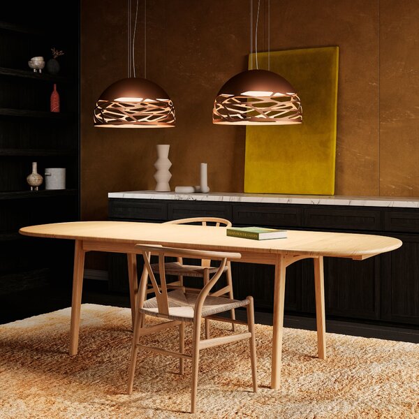 Lodes 14128 1000 Kelly Large Dome 80, závěsné svítidlo 4x23W E27, bílá, prům. 80cm