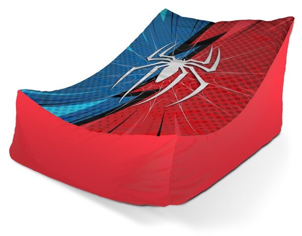 Sedací vak Lounge Spider - dětský, červená / modrá