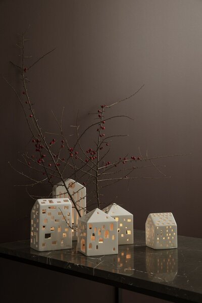 Lucerna domeček Urbania Town House 12,5 cm