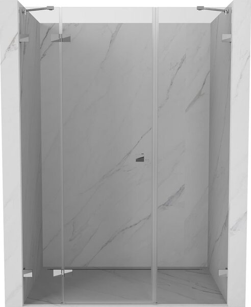 Mexen Lunar sprchové dveře výklopné levé 120 cm, transparentní, chrom - 834S-120-050-01-00-L