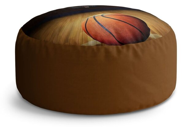 Taburet Circle basketbal, hnědá