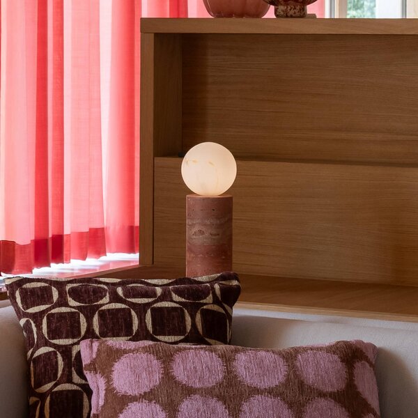 IT´S ABOUT ROMI It's about RoMi Stolní lampa Tivoli, terra, výška 33 cm, Terakota, Obývací pokoj / jídelna, Kámen, Moderní