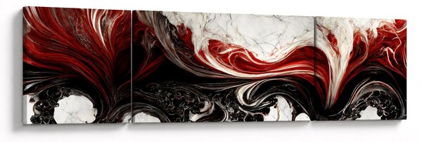 Obraz - Mramorovaná abstrakce (170x50 cm)