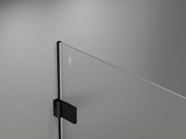 Mexen Lunar-B sprchové dveře otočné pravé 60 cm, transparentní, černé - 832-060-000-70-00-P