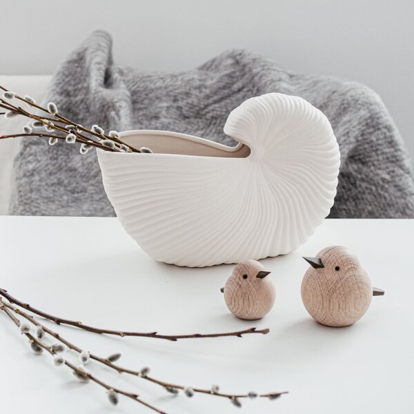 Dřevěný ptáček Baby Sparrow Natural Oak