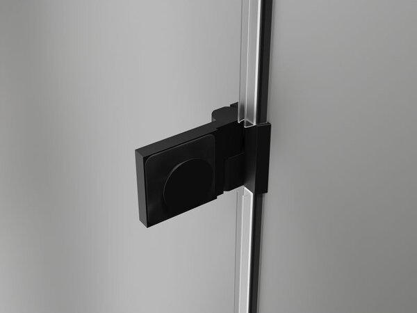 Mexen Lunar-B sprchové dveře otočné pravé 60 cm, transparentní, černé - 832-060-000-70-00-P