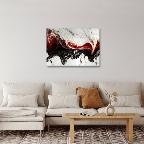 Obraz - Mramorovaná abstrakce (70x50 cm)