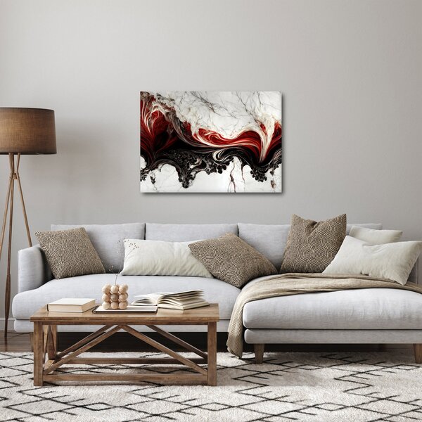 Obraz - Mramorovaná abstrakce (70x50 cm)
