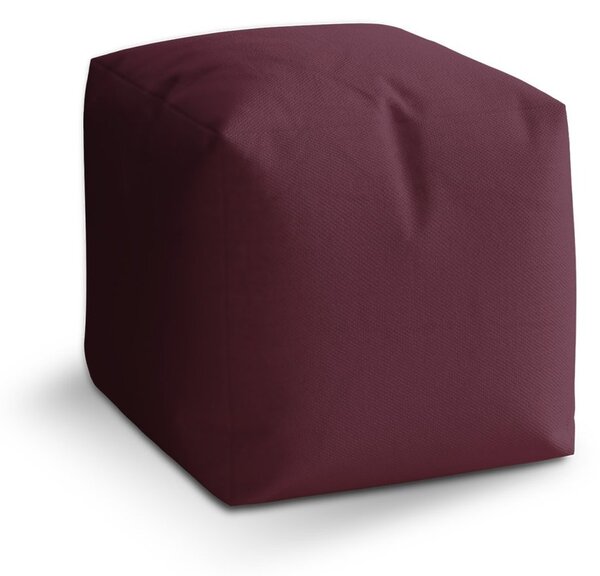 Taburet Cube červeno fialová, fialová