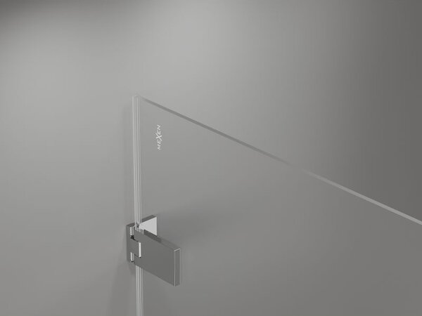 Mexen Lunar-F skládací sprchové dveře levé 65 cm, transparentní, chrom - 836-065-000-01-00-L