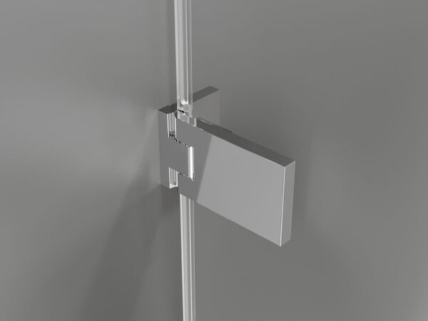 Mexen Lunar-F skládací sprchové dveře levé 65 cm, transparentní, chrom - 836-065-000-01-00-L