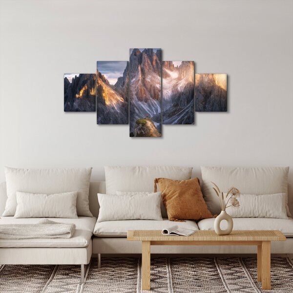 Obraz - Horské panorama (125x70 cm)