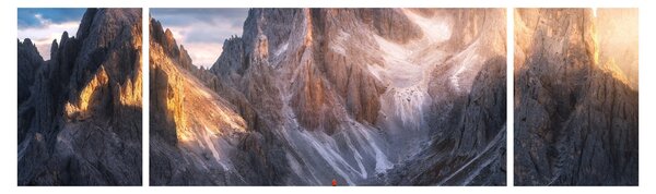 Obraz - Horské panorama (170x50 cm)