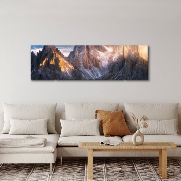 Obraz - Horské panorama (170x50 cm)