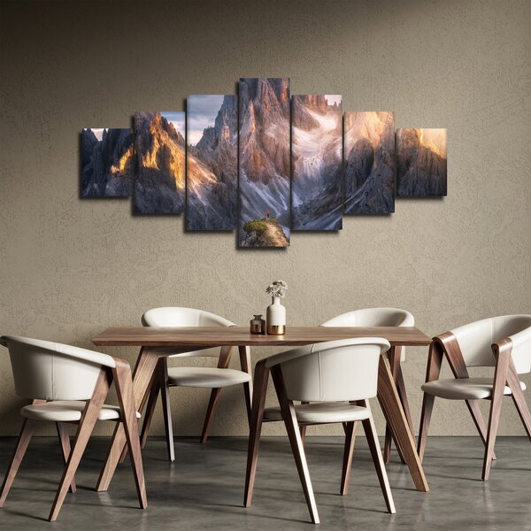 Obraz - Horské panorama (210x100 cm)