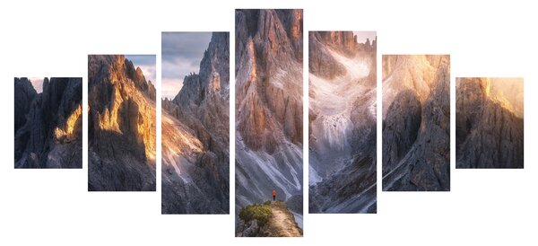 Obraz - Horské panorama (210x100 cm)
