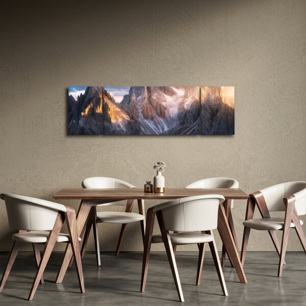 Obraz - Horské panorama (170x50 cm)