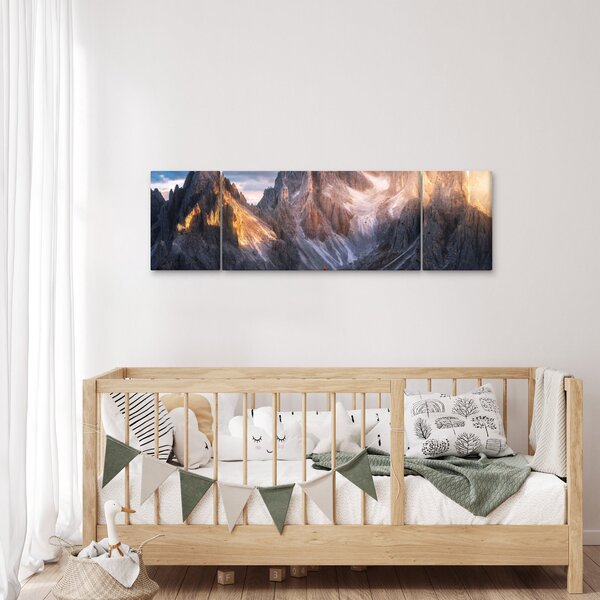 Obraz - Horské panorama (170x50 cm)