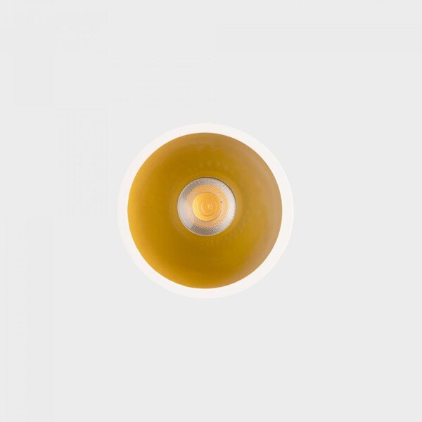 KOHL LIGHTING KOHL-Lighting NOON zapuštěné svítidlo s rámečkem pr. 70 mm bílá-zlatá 38° 5 W CRI 80 3000K Non-Dimm