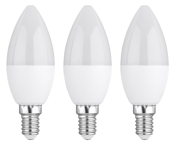 Livarno home LED žárovka, 2 kusy / 3 kusy (4,2 W E14 svíčka, 3 kusy, mléčný) (100382070004)