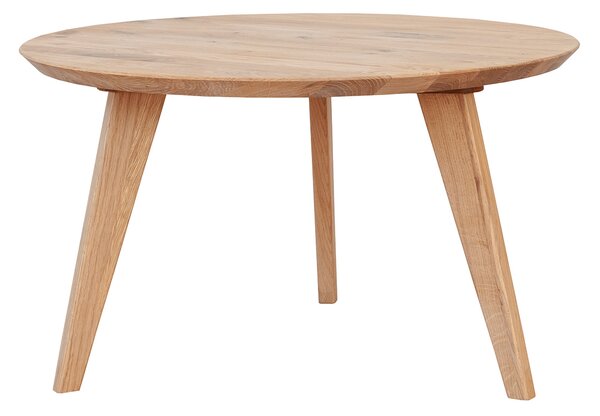 Stylový konferenční stolek z masivního dubu Orbetello - kulatý d 70 cm