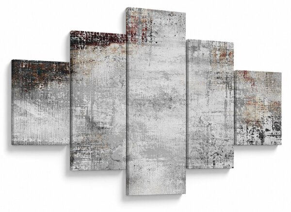 Obraz - Abstraktní texturované plátno (125x70 cm)
