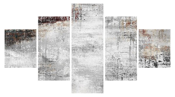 Obraz - Abstraktní texturované plátno (125x70 cm)