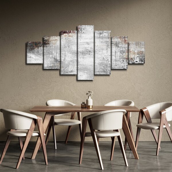 Obraz - Abstraktní texturované plátno (210x100 cm)