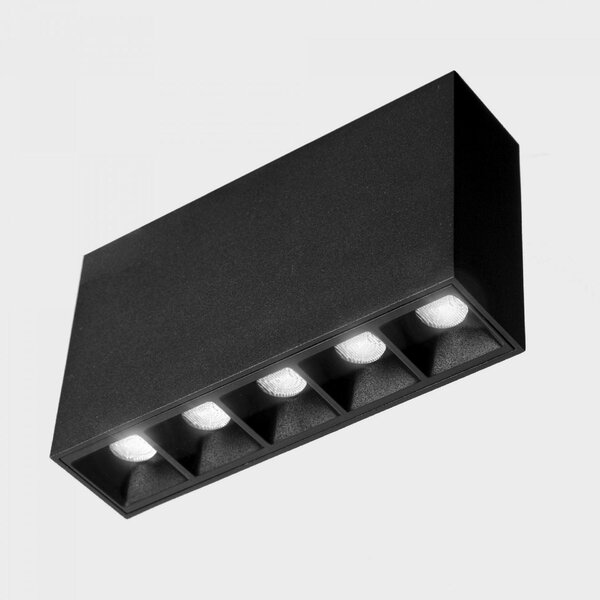 KOHL LIGHTING KOHL-Lighting NSES stropní svítidlo 137x35 mm černá 10 W 45D CRI 90 4000K Non-Dimm