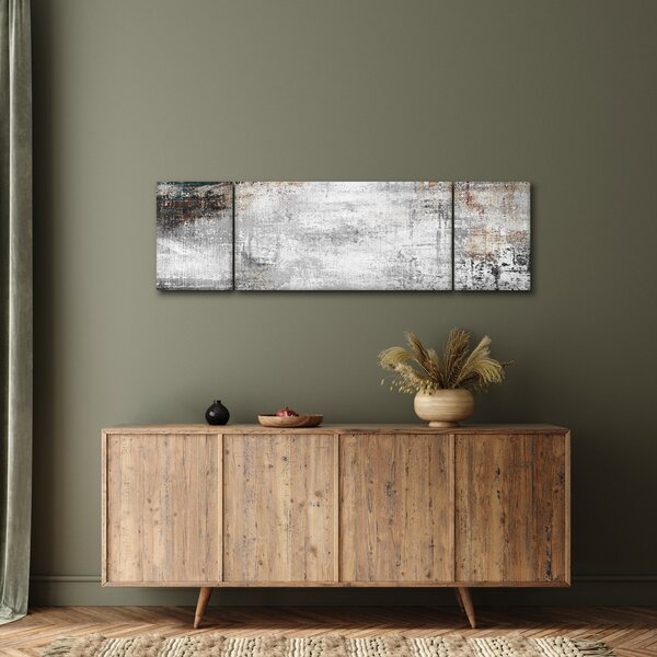 Obraz - Abstraktní texturované plátno (170x50 cm)