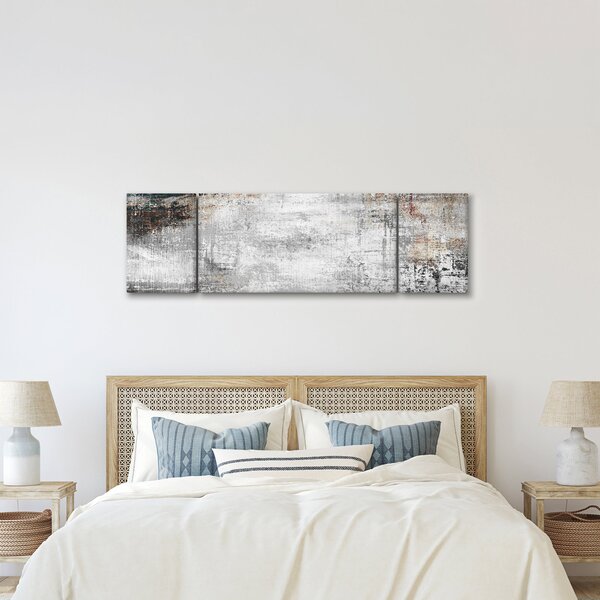 Obraz - Abstraktní texturované plátno (170x50 cm)