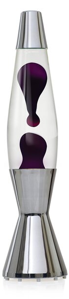 Mathmos Astrobaby, originální lávová lampa, 1x28W, čirá s tmavě fialovou lávou, 43cm