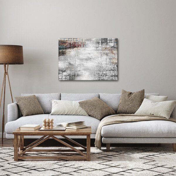 Obraz - Abstraktní texturované plátno (70x50 cm)