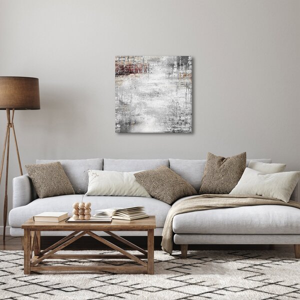 Obraz - Abstraktní texturované plátno (30x30 cm)