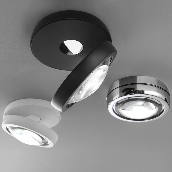 Lodes 16530 1030 Nautilus, bílé svítidlo s reflektorem, 15W LED 3000K dim, prům. 13,4cm
