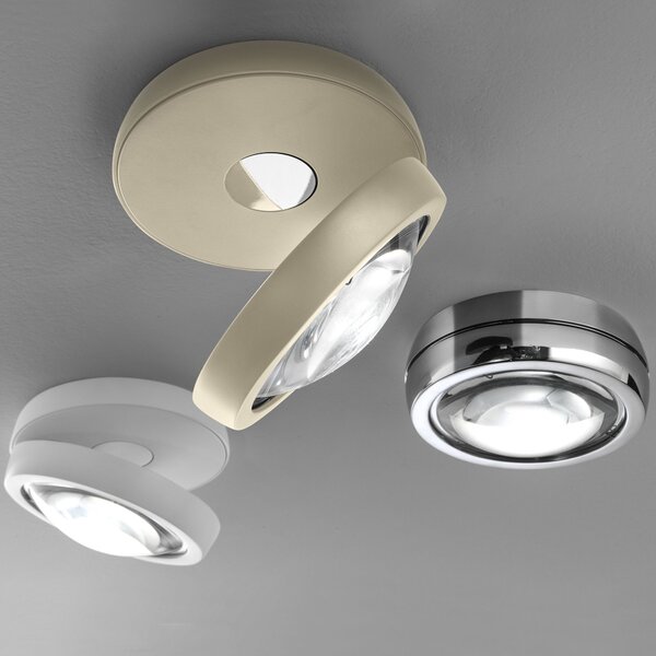 Lodes 16530 1030 Nautilus, bílé svítidlo s reflektorem, 15W LED 3000K dim, prům. 13,4cm