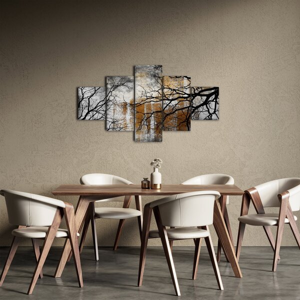 Obraz - Siluety stromů (125x70 cm)