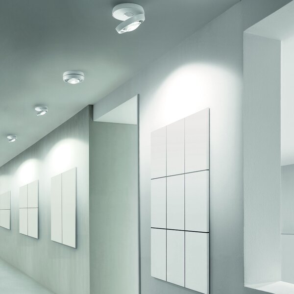Lodes 16530 1030 Nautilus, bílé svítidlo s reflektorem, 15W LED 3000K dim, prům. 13,4cm